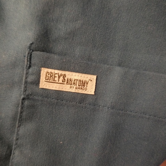 Like New! Grey's Anatomy Mock Wrap Scrub Top - Picture 5 of 7